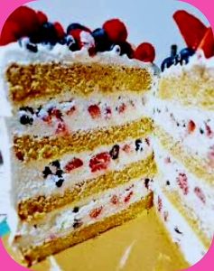 Whole Foods Berry Chantilly Cake